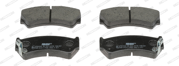 set placute frana,frana disc FDB1551 FERODO
