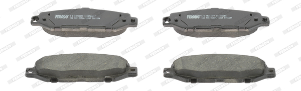 set placute frana,frana disc FDB1684 FERODO