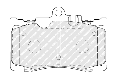 Set placute frana,frana disc FDB1688 FERODO