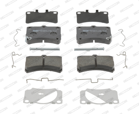 set placute frana,frana disc FDB1700 FERODO