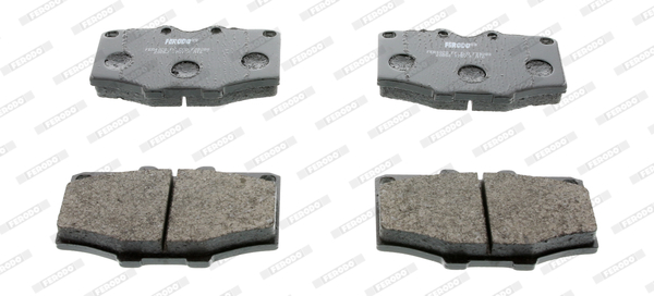 set placute frana,frana disc FDB288 FERODO