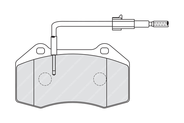 Set placute frana,frana disc FDB4040 FERODO