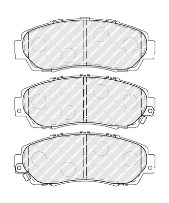 Set placute frana,frana disc FDB4161 FERODO