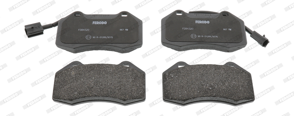 Set placute frana,frana disc FDB4320 FERODO