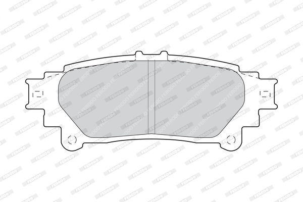 set placute frana,frana disc FDB4395 FERODO