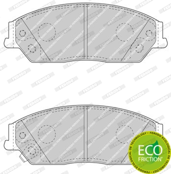 set placute frana,frana disc FDB4443 FERODO