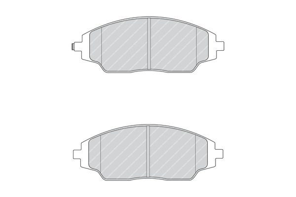 Set placute frana,frana disc FDB4496 FERODO