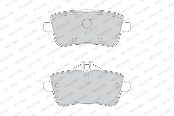 Set placute frana,frana disc FDB4701 FERODO