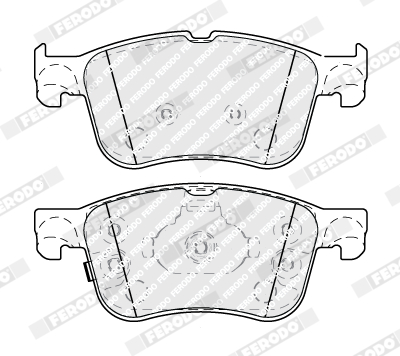 Set placute frana,frana disc FDB4849 FERODO