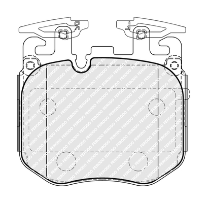 Set placute frana,frana disc FDB5173 FERODO