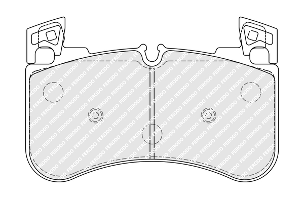 Set placute frana,frana disc FDB5220 FERODO