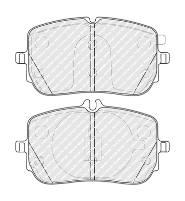 Set placute frana,frana disc FDB5288 FERODO