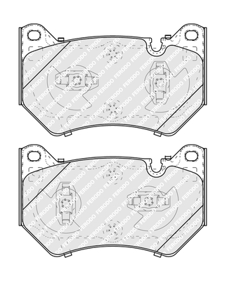 Set placute frana,frana disc FDB5291 FERODO