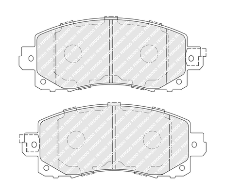 Set placute frana,frana disc FDB5299 FERODO