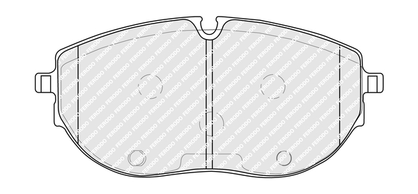 Set placute frana,frana disc FDB5338 FERODO