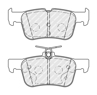 Set placute frana,frana disc FDB5355 FERODO