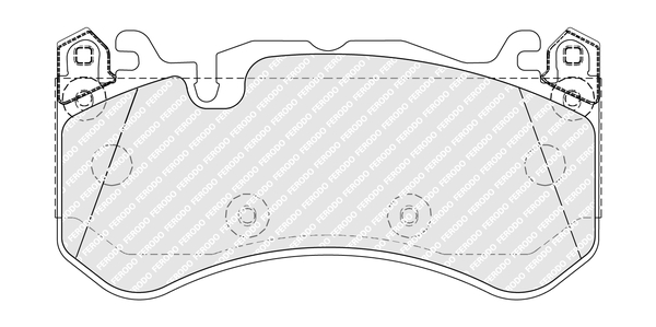 Set placute frana,frana disc FDB5381 FERODO