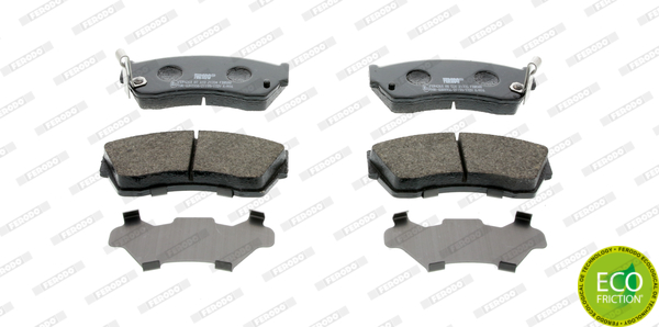 set placute frana,frana disc FDB588 FERODO