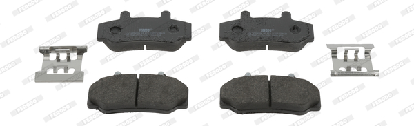 set placute frana,frana disc FDB628 FERODO