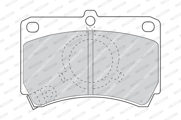 set placute frana,frana disc FDB993 FERODO