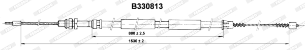Cablu, frana de parcare FHB431112 FERODO