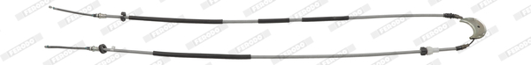 Cablu, frana de parcare FHB432661 FERODO