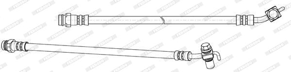 Furtun frana FHY2717 FERODO