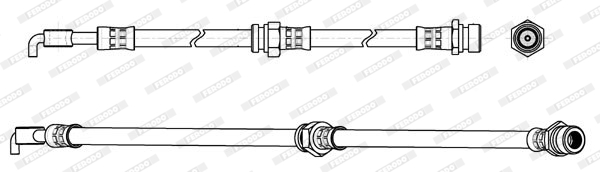 Furtun frana FHY2816 FERODO