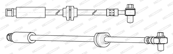 Furtun frana FHY2834 FERODO