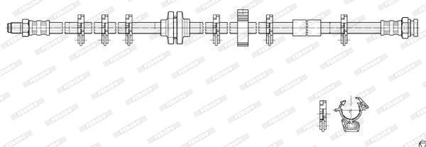 Furtun frana FHY2939 FERODO