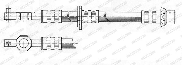 Furtun frana FHY3085 FERODO