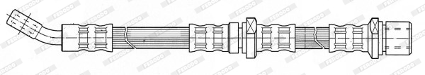 Furtun frana FHY3102 FERODO