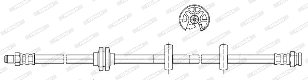 Furtun frana FHY3117 FERODO