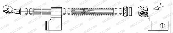 Furtun frana FHY3128 FERODO
