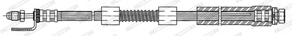 Furtun frana FHY3167 FERODO