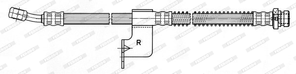 Furtun frana FHY3170 FERODO
