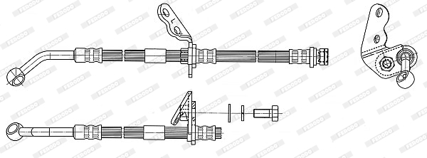 Furtun frana FHY3216 FERODO