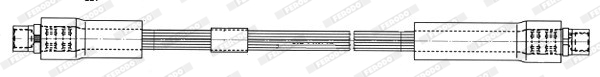 Furtun frana FHY3227 FERODO