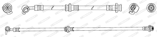 Furtun frana FHY3301 FERODO