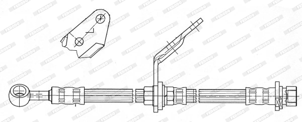 Furtun frana FHY3303 FERODO