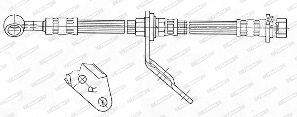 Furtun frana FHY3304 FERODO