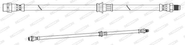 Furtun frana FHY3380 FERODO