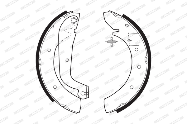 Set saboti frana FSB270 FERODO