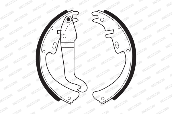 Set saboti frana FSB3 FERODO