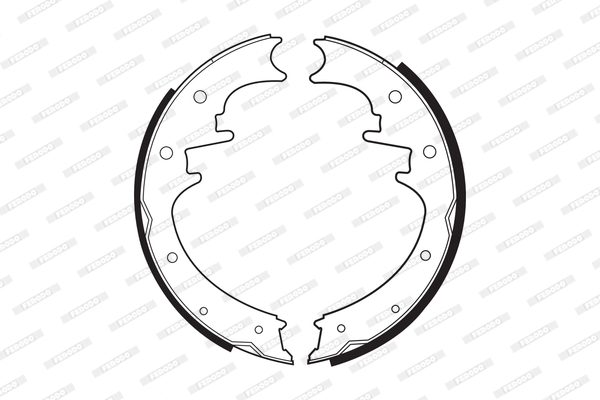 Set saboti frana FSB524 FERODO