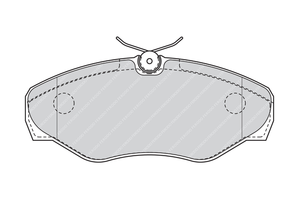 Set placute frana,frana disc FVR1515 FERODO