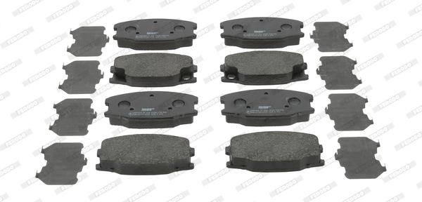 set placute frana,frana disc FVR1906 FERODO