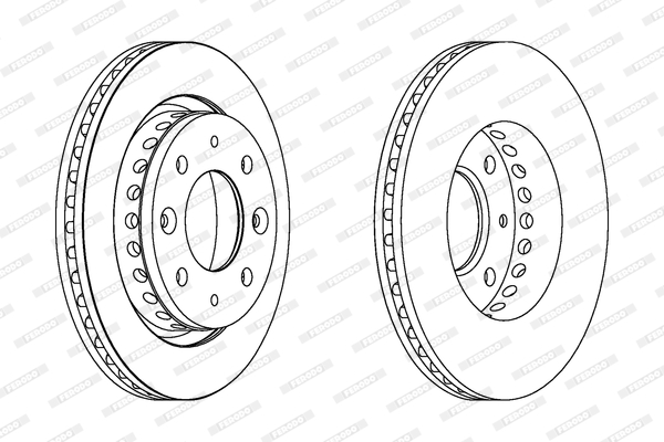 Disc frana DDF1418 FERODO