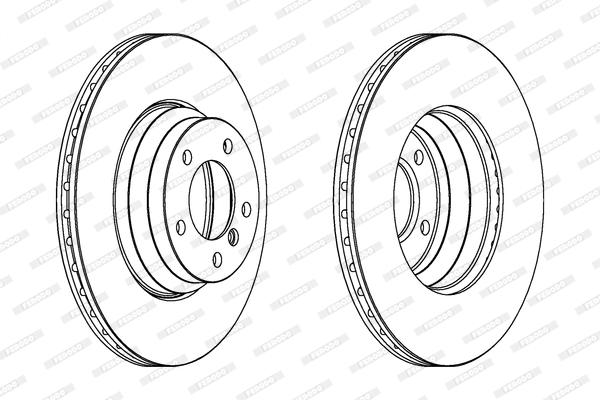 Disc frana DDF1535C-1 FERODO