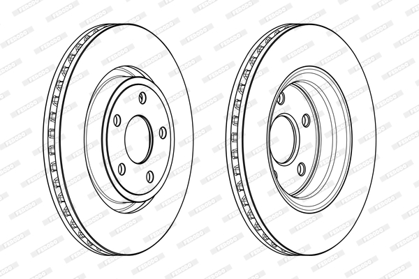 Disc frana DDF2097C-1 FERODO